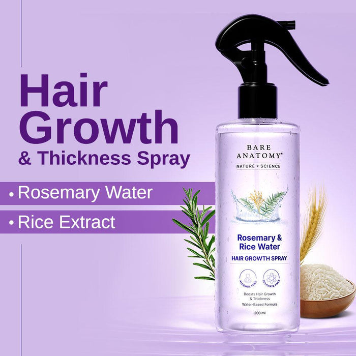 Rosemary & Rice Water Hair Growth Spray..