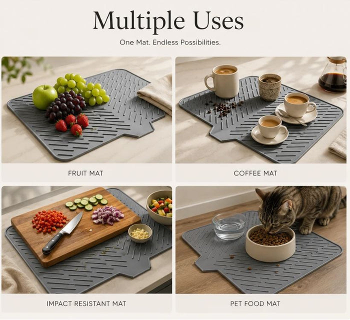 Premium Silicone Kitchen Drying Mat