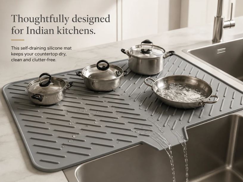 Premium Silicone Kitchen Drying Mat